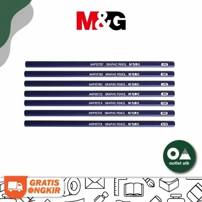 M&G Pencil Graphic - Pensil Kayu Drawing 2H HB 2B-14B