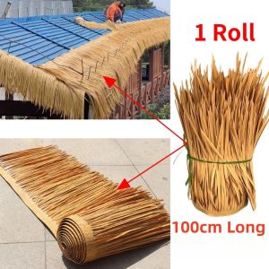 Simulated thatched roof decoration scenic area decoration supplies anti-burning mold-proof and waterproof plastic thatched resort construction