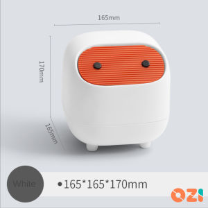 OZI Desktop trash can for home living room bedroom covered mini table waste bin