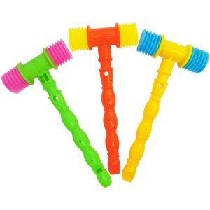 Sensory Toy Squeaky Hammer Toy For Kids Portable Plastic Percussion Toy Musical Instrument for Newborns