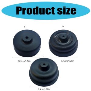 MIRELINA 10Pcs Silicone Rubber Air Pump Diaphragm Cup Replacement Cup Parts Wear Resistant Silicone Replacement Diaphragm  Universal Accessories Aquarium Oxygen Pump Parts for Fish Aquarium Tank