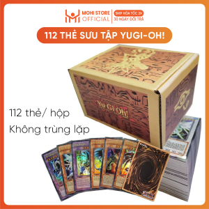(FULL BOX) Thẻ nhân phẩm anime pack thẻ Yugi-oh (1 hộp 112 lá )