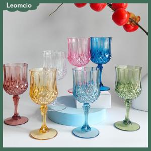 [Leomcio] แก้วแชมเปญอะคริลิคทำจากพลาสติกถ้วยไวน์แก้วแชมเปญสำหรับงานแต่งงานวันเกิด