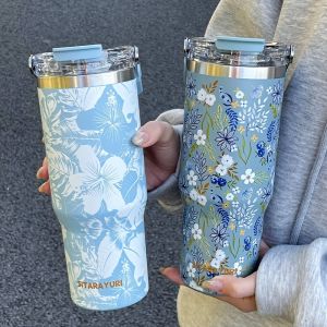 900ML Stainless Steel Thermo Bottle Keep Cold and Hot Thermal Water Bottle Tumbler Thermos for Water Tea Coffee Vacuum Flasks