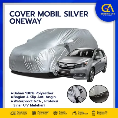 GrosirAuto Sarung Mobil Sarung Penutup Mobil Mobilio Polyesther Silver Waterproof Anti Air Debu
