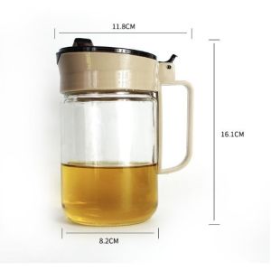 Botol Kaca Tempat Bumbu Botol Minyak Goreng Spray Kaca Stainless Steel Tempat Kecap Syrup Olive Oil