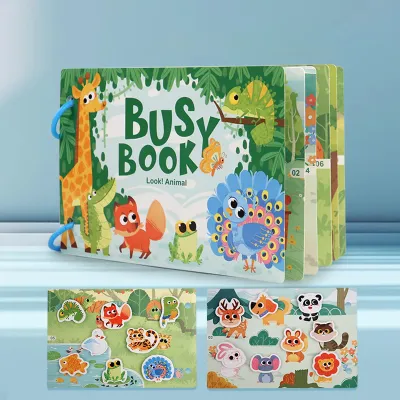 【BHQ TOYS】หนังสือแม่เหล็กฉากแต่งตัว หนังสือกิจกรรม หนังสือเสริมพัฒนาการ หนังสือฝึกสมอง Busy Book Quiet Book
