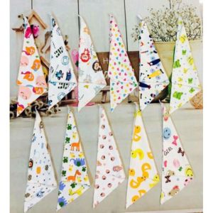 Set 5-10 Khăn Yếm Cho Bé Có Nút Bấm Siêu Mềm Mịn Cho Bé Sơ Sinh - 100% SỢI BÔNG COTTON HỮU CƠ TỰ NHIÊN