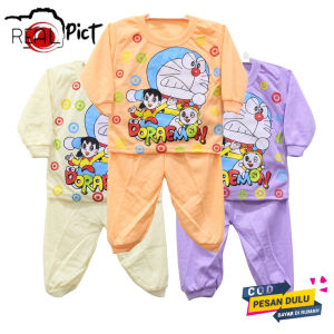 Setelan Baju Anak Bayi Perempuan Usia 0 sampai 12 Bulan | Baju Tidur Anak Bayi (Maks Berat Anak 9 kg) | baju bayi perempuan 0 sampai 6 bulan | baju bayi perempuan