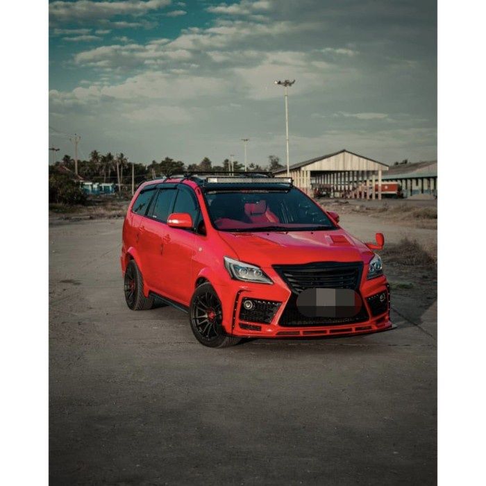 BODYKIT TOYOTA KIJANG INNOVA LEXUS STYLE 2011-2015 BODY KIT ONGKIR ...