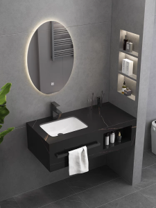 Bàn Đá Nhà Tắm Có Vắt Khăn Chống Xước Mẫu Mới Nhất Hot Nhất Hiện Nay  - Hàng Nhập Khẩu