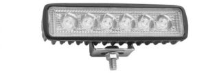 6 LED Motorcycle Headlight Auxiliary Light 18W High Brightness Driving Fog Lamp for Car SUV Off-Road Vehicle