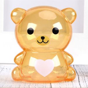 BEIBEI กระปุกออมสิน ⚡Best Price⚡ กระปุกออมสิน 100000 ความจุเพียงพอ น้ำหนักเบา อนุบาลอนุบาล จัดการเงินทุน ความสนุกในวัยเด็ก การ์ตูนหมี กล่องบันทึกการ์ตูน ของเล่นเด็กเล่น กระปุกออมสินรูปหมี ของขวัญวันเกิดของขวัญ