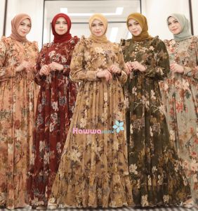 ORIGINAL Gamis FARSA DRESS by Hawwaaiwwa - Hawwa aiwa realpic 100% ORI
