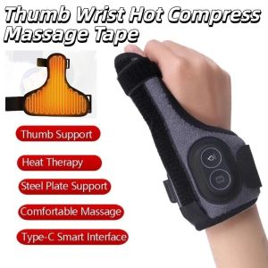 SERAPHYXO Heated Wrap Electric Thumb Wrist Wrap Portable Wrist Support Electric Heating Wrist Massager Muscle Relaxation USB Powered Thumb Wrist Massage Tape Relax Muscle