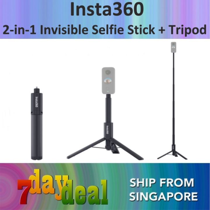 Insta360 in Invisible Selfie Stick Tripod (For Insta360 One X2