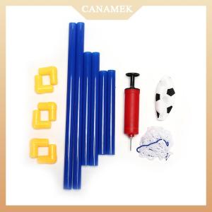 [CANAMEK] ZHAN Folding Mini Football Soccer Goal Post Net Set with Pump Kids Toy