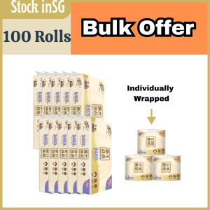 [Bulk Offer] 100 ROLLS Breeze清风 2400 (3 Ply) Wood Pulp Tissue Roll