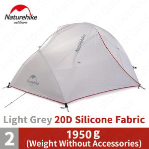 Naturehike Galaxy 2 Person Camping Tent Upgraded Ultralight 4 Season outdoor waterproof  Camping Tent with footprint