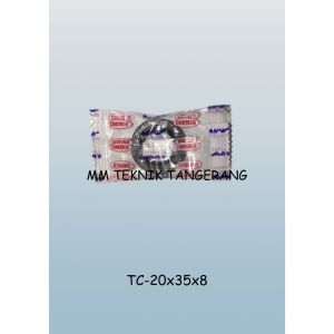 Oil seal TC 20x35x8 merk NOK 20 x 35 x 8 karet oli sil shock breaker 20 35 8