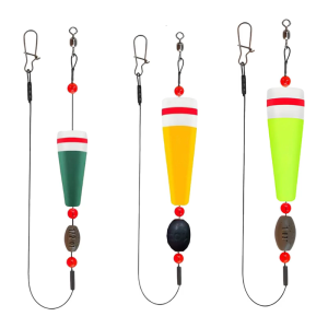 Weighted Fishing Float Buoys Fishing Popping Corks Float Bobbers Rig Fishing Float Buoys With Swivels Sinkers Enduring