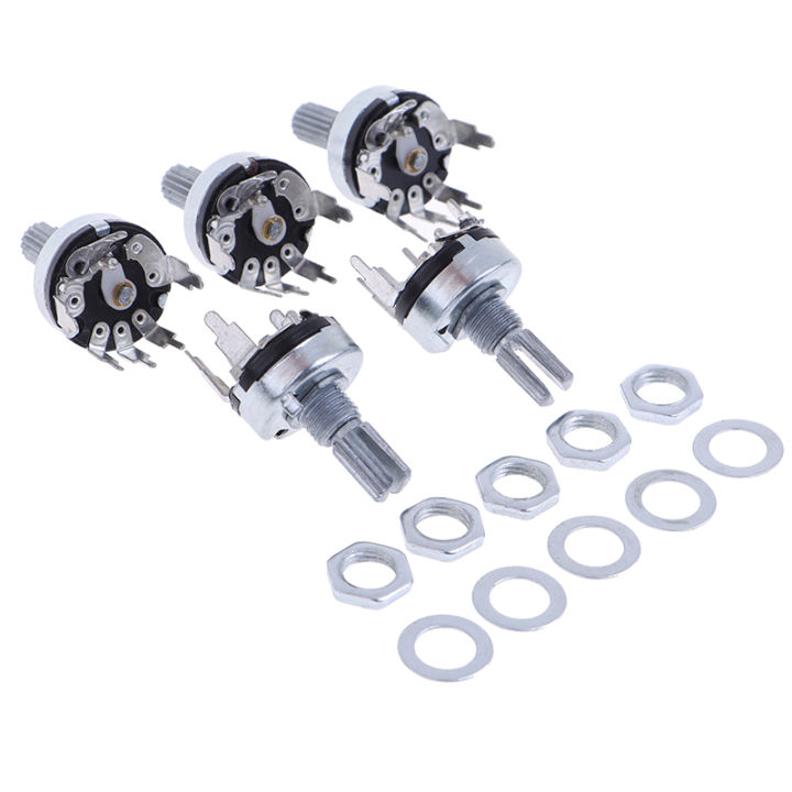 Potentiomètre Rotatif Conique WH148 - Lot De 2 Pièces, Valeurs B1K à 500K Ohm, Linéaire, Pour Réparation Audio