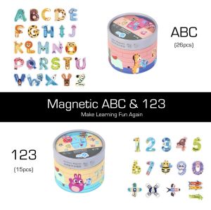 FYLO.SG 💗 Kids ABC Alphabet & 123 Letters Magnets | Number Magnets | Fridge Magnets [Educational Toys | Early Cognitive Learning]
