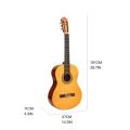 Enya Acoustic Guitar, 39" Spruce Guitar For Street & Home Studios Guitar With Bag For Beginners Adult Teen Valentine'S Day Gift And Back To School Gift (ECG-01). 