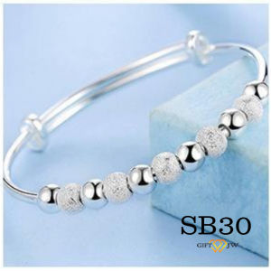 POS DARI KL - SB29 / SILVER BRACELET / BRACELET / BANGLE BRACELET / RANTAI / GELANG TANGAN PEREMPUAN / PLATED / FASHION