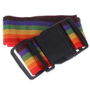 Minwen Hành lý dây đeo chéo vành đai đóng gói 180cm có thể điều chỉnh du lịch khóa hành lý thắt lưng