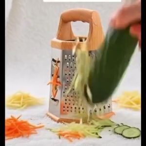 6 in 1 Stainless Steel Food Grater Slicer Multifunctional Kitchen Tool for Veggie Fruit Cheese