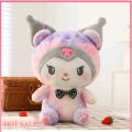 Boneka Sanrio Kuromi Pelangi Melody Cinamorol Ukuran 40 Cm Bahan halus dan lembut. 