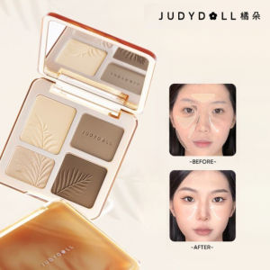 JUDYDOLL Contouring Palette 橘朵修容盘彩妆盘高光哑光提亮修容 Four Color Highlight Contouring Brightening Comprehensive Palette