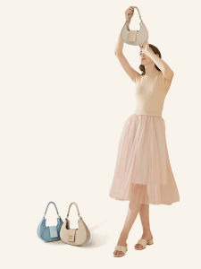 [Stok Siap] Tas Selempang Wanita Tas Anyaman Bahu Shoulder Women Bag  Retro Eropa  Minimalis Kepribadian