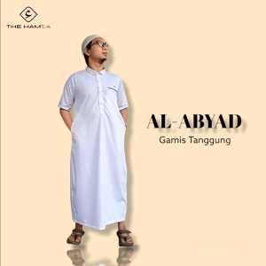 The Hamza Baju Gamis Putih Jubah Remaja Tanggung / Dewasa Laki Santri Basic Al-abyad Katun