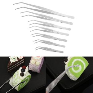 LIWU ร้อน พ่อครัว เครื่องมือครัว แหนบอาหาร สแตนเลส แหนบบาร์บีคิว คลิปบาร์บีคิว