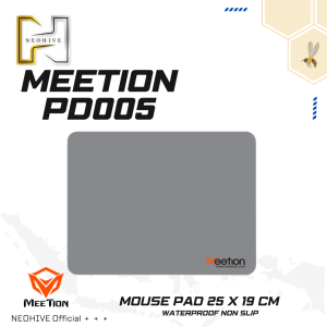 Meetion PD005 Soft Rubber Gaming Mouse Pad 250 × 190 × 3 mm Waterproof Non Slip