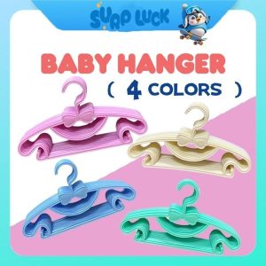 Surpluck Baby Hanger Kids Clothes Hanger Rack Display Hanger Solid Plastic Hangers