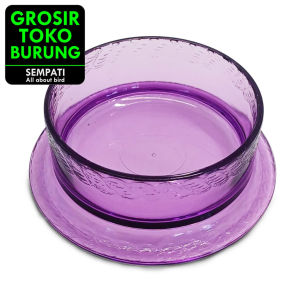 SEMPATI GROSIR TM Tempat Makan Minum Hamster Marmut Kucing Kitten Sugar Glider Landak Mini Isi 50 Pcs Cepuk Mangkok Piring Wadah Makanan Hamster Feeding Bowl Hamster Food Plate