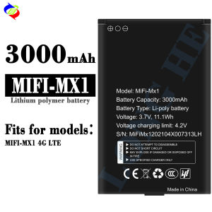 Dimi for Iku Mobile Phone Battery MiFi-Mx1 4G LTE Brand New Battery 3000MAh