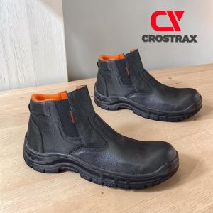 Sepatu Boot Pria Ujung Besi Safety Shoes Man Shoes 2 Varian Warna Hitam Coklat Ukuran Jumbo 40-46 Sepatu Boots Safety Pria Kulit Ujung Besi Kerja boot Savety But Septi Sevti But Septy Bots Sefty PDH PDL Satpam Casual Proyek Lapangan Works Safety Boots