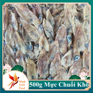 Khô mực chuối (mực sữa) Sông Đốc ít mặn rim nấu siêu ngọt