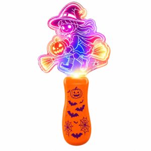 PARKOUR Built In Music Christmas Wand Toy Smooth Plastic LED Flashing Lights Glowing Stick New Handheld Christmas Tabletop Decoration Christmas Party