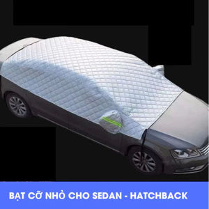 Bạt trùm nửa xe dày dặn 4 lớp chống nắng chống mưa cách nhiệt hiệu quả MẪU MỚI