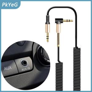 PkYeG Thích hợp cho cáp kết nối âm thanh Aux gắn trên xe 3.5mm đến 3.5mm
