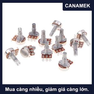 【CANAMEK】 Chiết áp trục bằng đồng cho guitar điện bass a250k/b250k/a500k/b500k