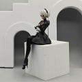 Action Figure Nier Automata Yorha NO.2 2B Model Duduk Anime Game Collectible. 