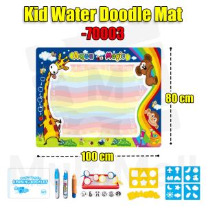 (SG STOCK) Aqua Magic Water Drawing Mat for Kids Reusable Water Doodle Painting Mat with Water Pen Montessori Educational Toy Drawing Canvas Gift for Toddlers