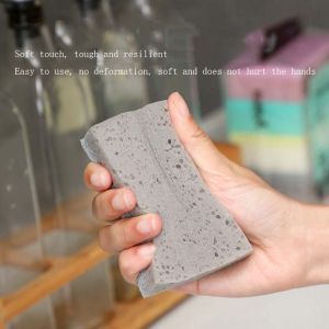 Dishwashing Sponge Kitchen Nano Emery Magic Clean Rub Pot Rust Focal Stains Sponge Removing Kit Cleaning Brush Sponges