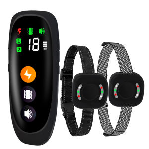 800m Pet Remote Control Training Collar Waterproof Bark Stop Shock Collar Electric Prefessional Adjustable Training Aids